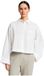 Slfastha SELECTED WOMEN Slfastha Ls Cropped Boxy Shirt Dames - Jurken - Wit - Maat 40