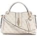 GUESS Yvonne Logo Girlfriend Satchel Stone Logo beige sac bandoulière