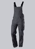 BP Werkbroek voor mannen, hoge taille op de rug, 270,00 g/m² stofmix met stretch, antraciet/zwart, 56s