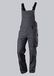 BP Werkbroek voor mannen, hoge taille op de rug, 270,00 g/m² stofmix met stretch, antraciet/zwart, 56s