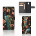 B2Ctelecom Nokia 3.1 (2018) | Telefoonhoesje | Met pasjeshouder | Pauw met Bloemen