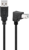 Goobay USB 2.0 A Male naar USB 2.0 B Male Kabel - 3m - Zwart - 10 stuks