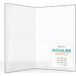 Novaline Vitre Novaline Konsul E - Verre Pliée Pour Poêle À Bois - (350 + 350) X 470 Mm (l1 + L2) X H1 - 4 Mm