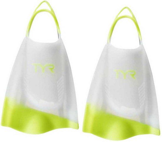 TYR Hydroblade Zwemvinnen Transparant, Geel EU 39-40