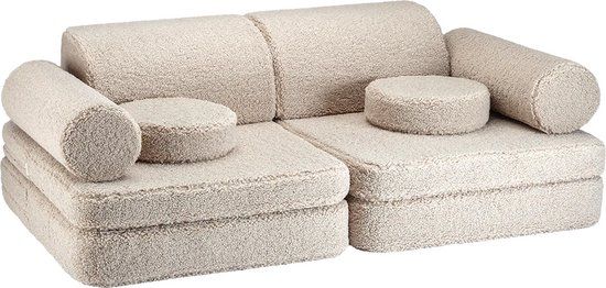 Konges Sløjd Wigiwama Teddy Settee - 136x78x46cm - Biscuit