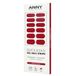 ANNY Gel Nail Strips, UV-nagelfolie om op te plakken, mat rood
