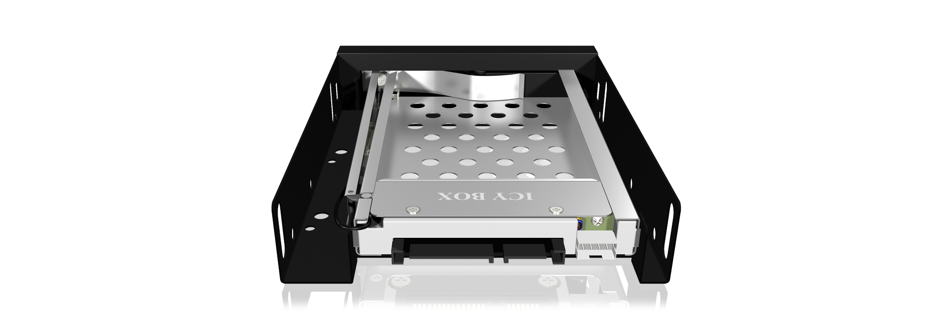ICY BOX IB-2217StS - Drive bay panelen - Zwart