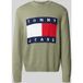 Tommy Hilfiger Tjm Reg Melange Flag Utility Sage Heather Heren Trui Maat S