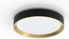 Philips Hanno plafondlamp - SceneSwitch lichttechnologie - 24W - Helderwit licht - Zwart met goud design