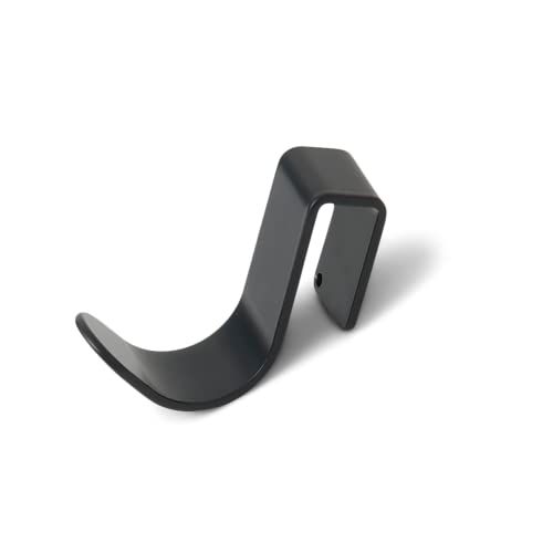 Pedestal Hook Mount | Praktische houder voor kabels, hoofdtelefoons, kleine luidsprekers achter op tv-meubel | Past op elke tv-standaard met uitzondering van de Linked Tall (zwart)