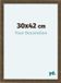 yd. Cadre photo 30x42 cm Or Antique MDF