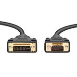 PremiumCord KPDVI1A2 video kabel adapter 2 m DVI VGA (D-Sub) Zwart