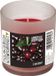Conpax Candles Bougie parfumée - Parfum de cerise - Rouge - 8 heures de combustion - En verre