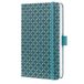 Sigel Jolie A6 Notitieboek - Ocean Blue - Gelinieerd - Hardcover