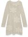 VERO MODA VMDAHLIA 7/8 O-NECK FLOWER EMB DRESS TS Jurk Dames M Katoen Polyester Effen Ronde Hals Lange Mouw Herfst/Winter 2026 Birch