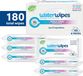 WaterWipes Lingettes pour adultes sensibles - 180 lingettes (6 paquets) - Extra large et doux pour peau sensible