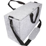 Sigel Desk Sharing Bag Workspace M/L 45 x 28 x 15 cm Laptoptas Geschikt voor max. (laptop): 40,6 cm (16) Lichtgrijs