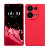 kwmobile telefoonhoesje geschikt voor Xiaomi Redmi Note 13 Pro 4G - Hoesje voor smartphone - Precisie camera uitsnede - In neon roze