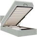 vidaXL Ottoman Bed with Mattress 90x190cm Velvet Light Grey