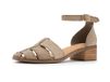 TOMS Jaclyn Block Fisherman Sandale Casual Lage Hak 1-2" - Bruin