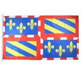 AZ FLAG Bootvlag Bourgondië 150x90 cm