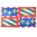 AZ FLAG Bootvlag Bourgondië 150x90 cm