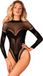 Obsessive B135 teddy zwart XL/XXL