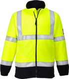 Portwest FR31 Vlamvertragende Antistatische Hi-Vis Fleece Geel Maat M