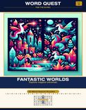 WORD QUEST Vol. 4: Fantastic Worlds: Explore magical universes