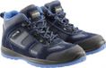 Högert Technik Chaussures de sécurité HOSEL SB SRA, embout en acier (200 J), cuir pleine fleur avec éléments réfléchissants, bleu marine/bleu, taille 40 – Numéro d'article HT5K521