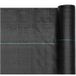 Tissu anti-mauvaises herbes résistant, 0,4 x 15,2 m, 90,7 g/m², géotextile tissé pour jardin, barrière de sol efficace, noir, contrôle des adventices.