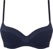 Chantelle T-shirt Beugel Bh - Sepia- Norah - Voorgevormde bh met naadloze cups - 85B - Blauw