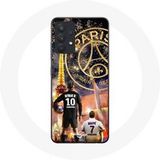 Maniacase Hoesje voor Samsung Galaxy A13 4G / A13 4G Lite PSG Neymar et Mbappé Joyeux noël