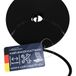KabelDirekt Klittenband kabelbinders hersluitbaar – 5m – 12,5mm, zwart