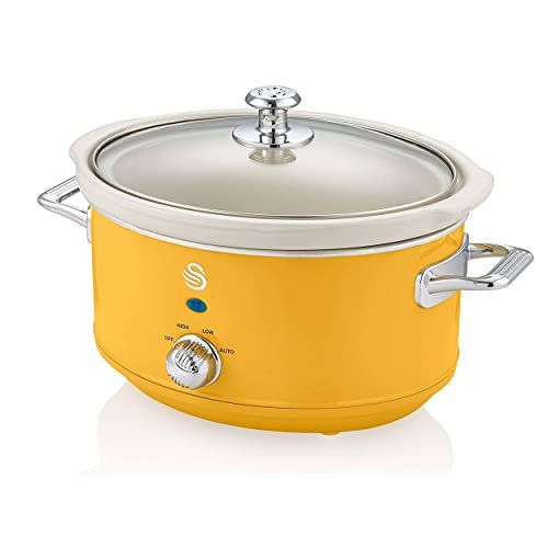 Swan Retro SF17021YELNEW slow cooker - 3.5L - Yellow