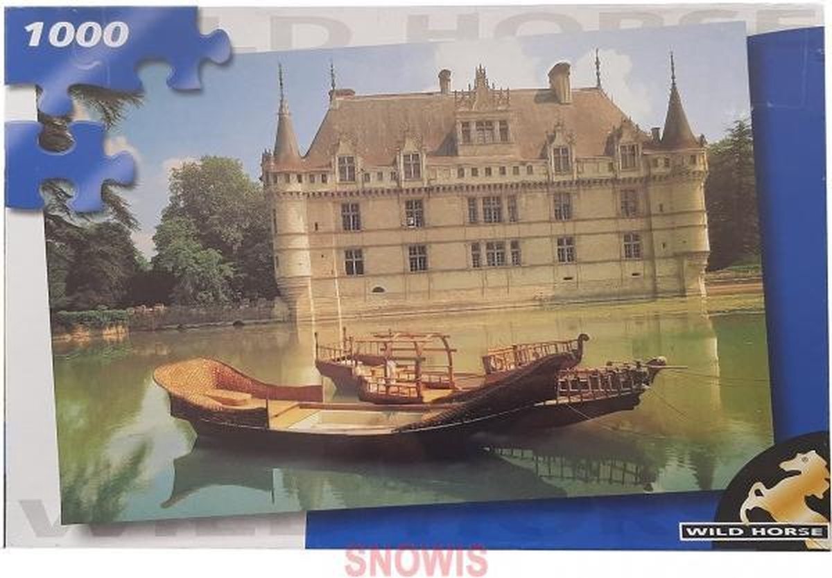 Wild horse Azay le Rideau puzzel 1000 stukken