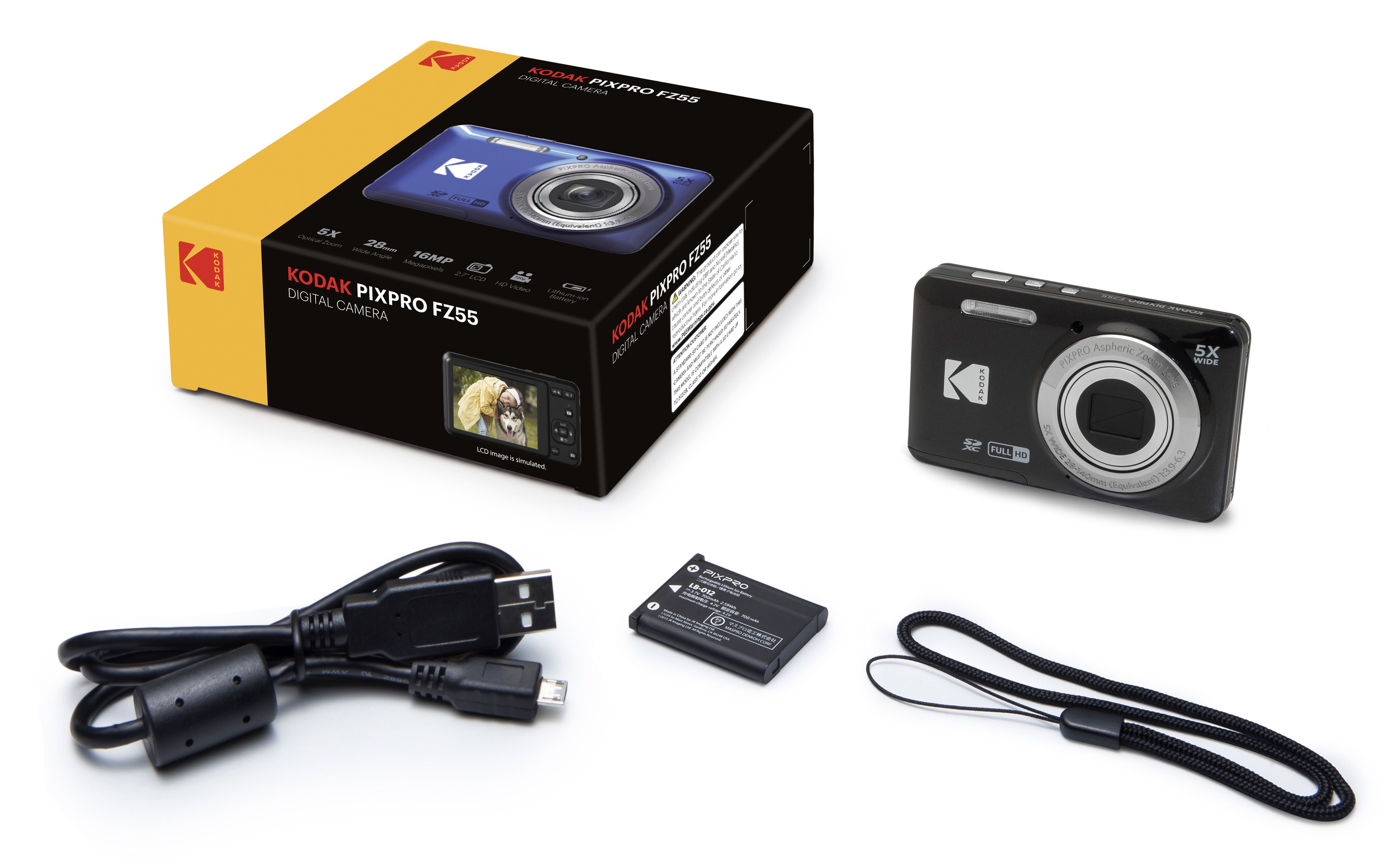 Kodak PIXPRO FZ55 - Compact Camera - Black kopen? | Kieskeurig.nl