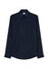 Seidensticker slim fit overhemd - donkerblauw structuur - Strijkvrij - Boordmaat: 45