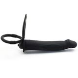 BeHorny siliconen vibrerend dildo met 2 cock rings
