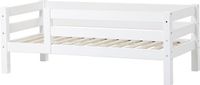 Hoppekids lit junior avec barrière 3/4 70x160 cm, blanc