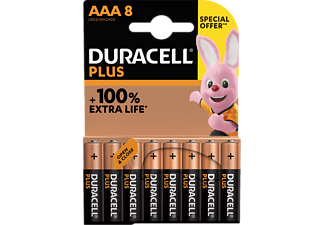 Duracell Alkaline AAA-batterijen Plus 8 Stuks