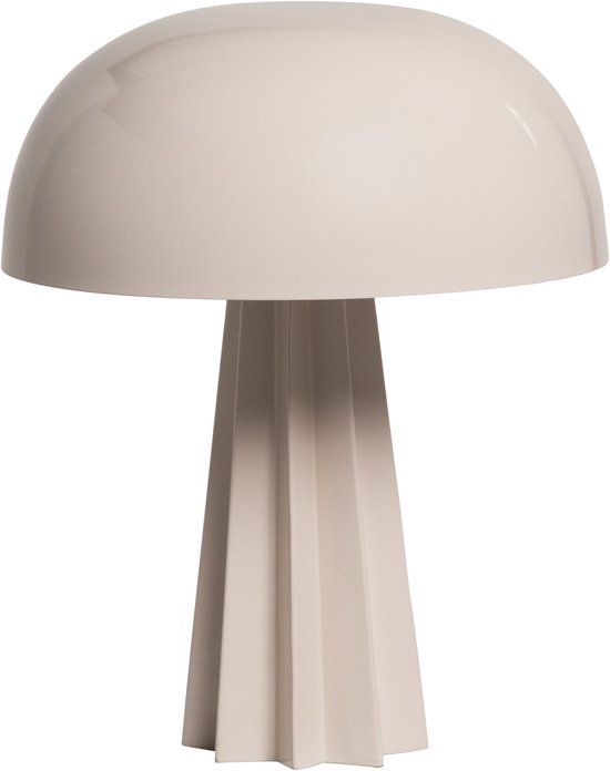 WOOOD Virel Tafellamp - Metaal - Hoogglans Lichtgrijs