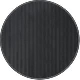 vidaXL - Vloerkleed - rond - 100 cm - bamboe - grijs