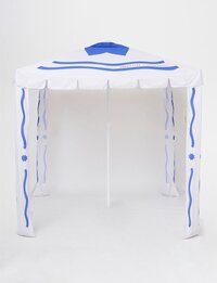 Sunnylife Beach Strandtent Cabana Deep Blue 200 x 200 cm - Polyester - Blauw