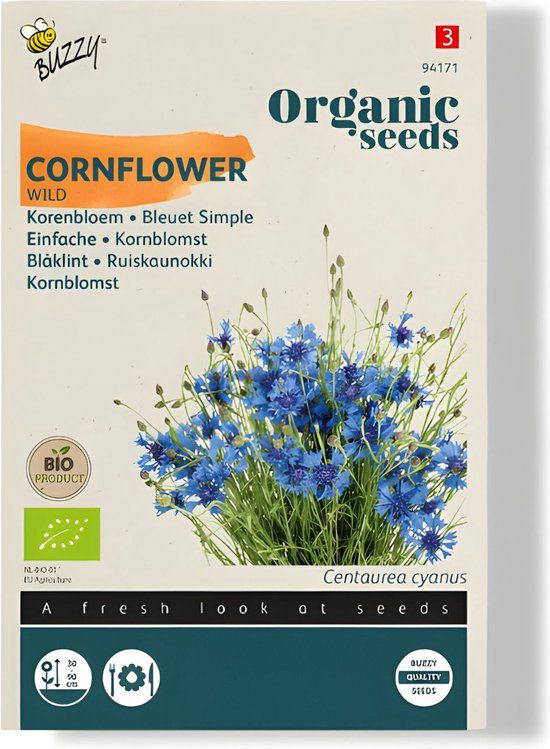 Tuinplus Zaden wilde korenbloem 0.5 gram