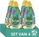 Robijn Klein & Krachtig Collections Vloeibaar Wasmiddel - Color Paradise Secret - 4 x 22 wasbeurten - Voordeelverpakking
