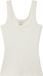 Calvin Klein Womenswear Tank Top XS Katoen/Elastaan Wit