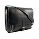 Shalimar Ranch Shalimar Midi Posttas Messenger Bag van leer, zwart, eenheidsmaat