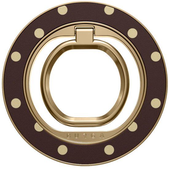 Burga Magnetic Ringholder Gold Telefoonring - Geschikt voor MagSafe - Sorry Busy