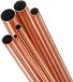 Merkloos / Sans marque BeiJingLiangPinJiaZuoKeJiWenHuaFaZhanYouXianGongSi 300mm Koper Ronde Buis, 2mm tot 7mm OD, 0.2mm Wanddikte, Naadloze Buis voor Bouw, Machining en Ambachten [Set van 6 Maten]